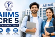 AIIMS CRE 5 Recruitment 2026 Notification Out for 1484 Vacancies