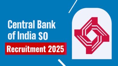 Central Bank of India Recruitment 2025 – Faculty & Office Assistant Posts