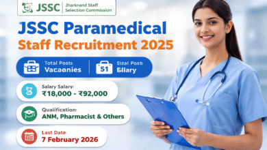 JSSC Paramedical Staff recruitment 2025
