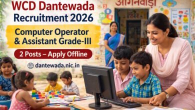 Dantewada Anganwadi Jobs