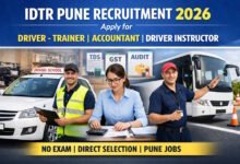 IDTR Pune Recruitment