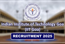 IIT Goa Recruitment 2025