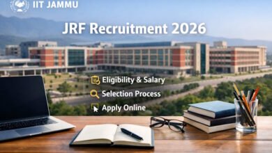 IIT Jammu JRF Recruitment 2026