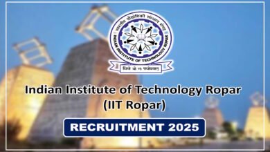 IIT Ropar Recruitment 2025