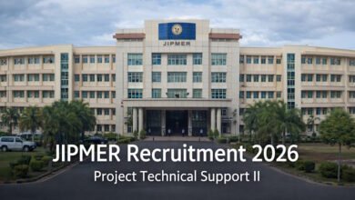 JIPMER Recruitment 2026