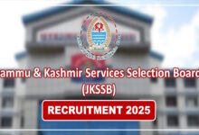 JKSSB Naib Tehsildar Recruitment 2025