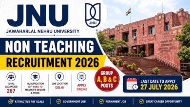 JNU Non Teaching Recruitment 2026