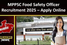 MPPSC Food Safety Officer Recruitment 2025 – Apply Online