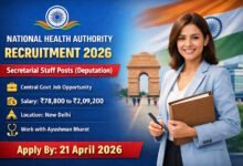 National Health Authority Recruitment 2026
