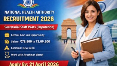 National Health Authority Recruitment 2026