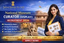 National Museum Curator 2026