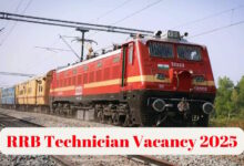 RRB Recruitment 2025 – Apply Online for 6180 Technician Posts