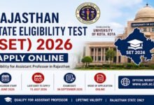 Rajasthan SET 2026 exam announcement