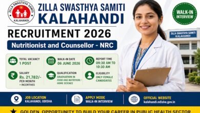 Recruitment opportunity in Kalahandi 2026