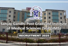 SGPGIMS Recruitment 2025