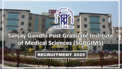 SGPGIMS Recruitment 2025