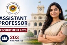University recruitment advertisement with confident professional