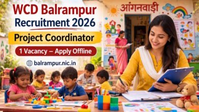WCD Balrampur Project coordinator